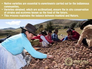 Conservation and Recovery of Native Seeds resistant to the Effects of Climate Change for Food Security