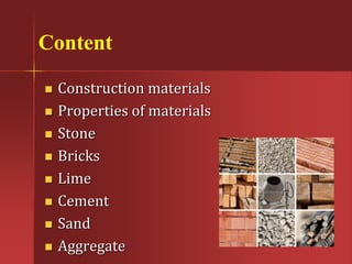 Building materials elements of civil engineering | PDF
