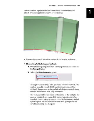 Toolpath Fillet Master cam x2 5ax | PDF