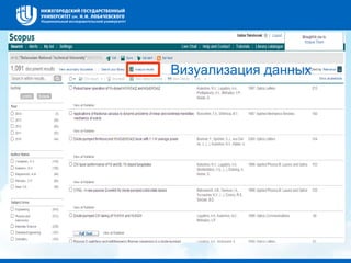 Визуализация данных
 
