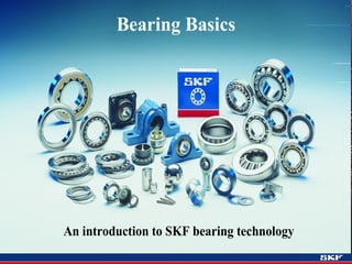 Bearing Basics
An introduction to SKF bearing technology
 