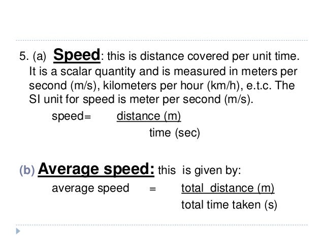 1 2 Form 3 Speed Velocity And Acceleration