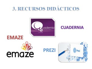 PREZI
CUADERNIA
EMAZE
 