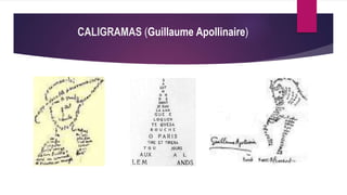 CALIGRAMAS (Guillaume Apollinaire)
 