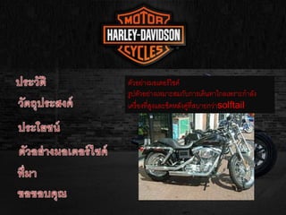 ตัวอย่างมอเตอร์ไซค์
รูปตัวอย่างเหมาะสมกับการเดินทาไกลเพราะกาลัง
เครื่องที่สูงและช็คหลังคู่ที่สบายกว่าsolftail
 