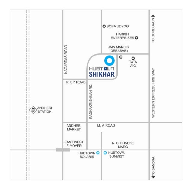 Hubtown Shikhar Andheri East Mumbai Price List Floor Plan Location Ma