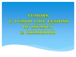 1. pediatric tumors  dr. sinhasan, mdzah