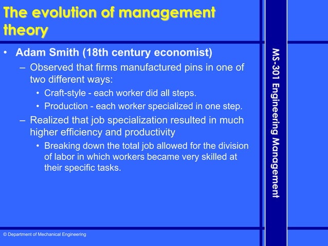 1. introduction to engineering management | PPTX | Executive Leadership ...