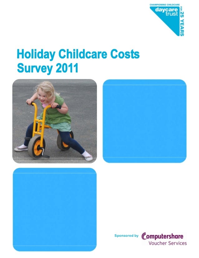 Holiday childcare costs survey 2011