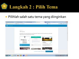  Pilihlah salah satu tema yang diinginkan
 