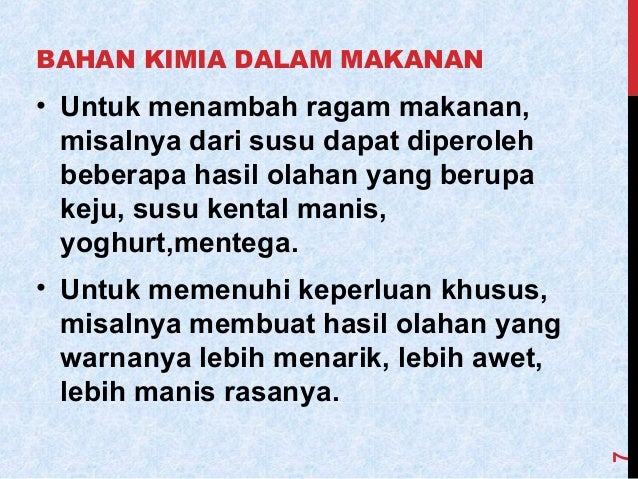 Bahan Kimia dan Dampak Negatif