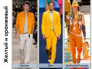 Желтыйиоранжевый
Burberry ProrsumEtroHermes
 