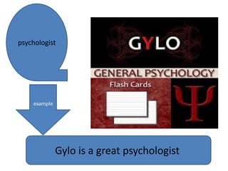 psychologist
Gylo is a great psychologist
 