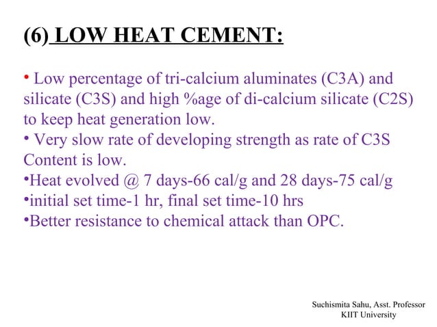 1. cement ppt | PPT | Chemistry | Science