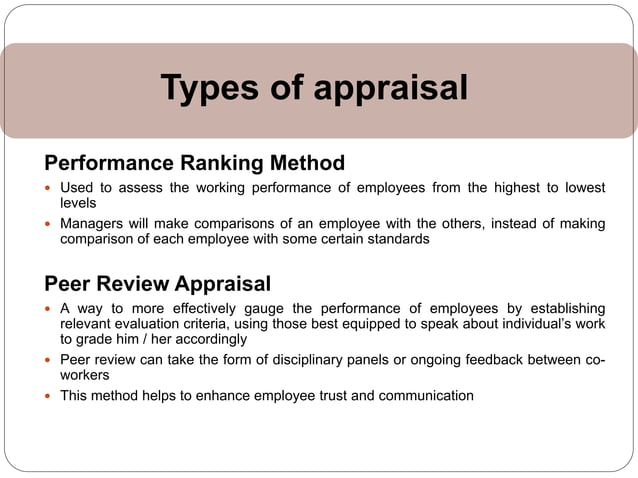 Performance Appraisal Principles performance-appraisal-principles
