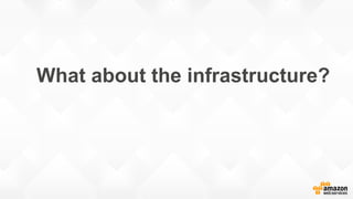 What about the infrastructure?
 