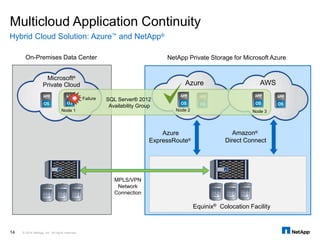 Netapp Vpd Use the power of Microsoft Azure with NetApp Storage | PPTX