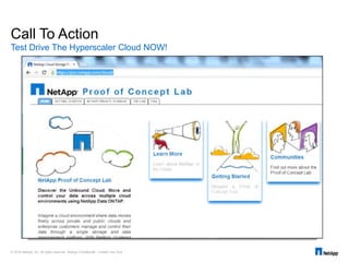 Use the power of Microsoft Azure with NetApp Storage | PPTX
