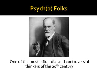 One of the most influential and controversial
thinkers of the 20th century
 