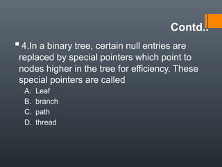 Binary tree operations in data structures | PPT