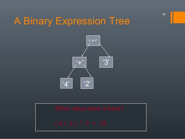 1.4 expression tree