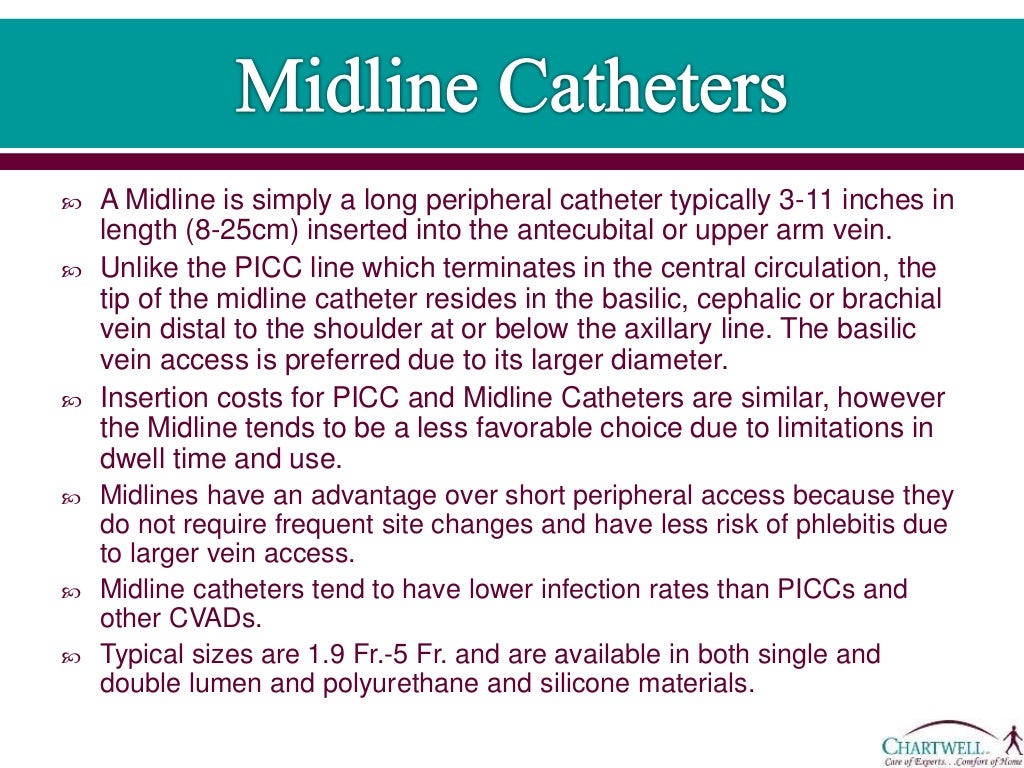 1. peripheral and midline iv lines