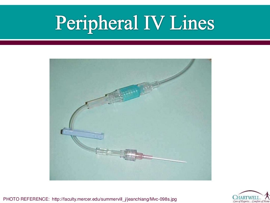 1. peripheral and midline iv lines