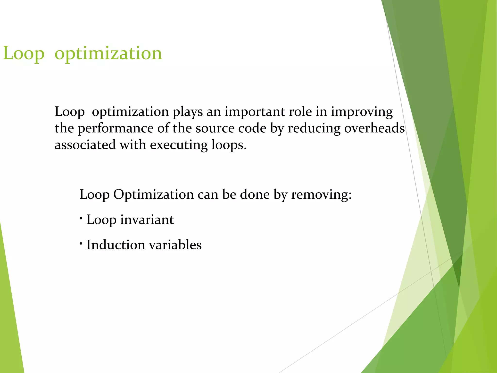 code optimization | PPT
