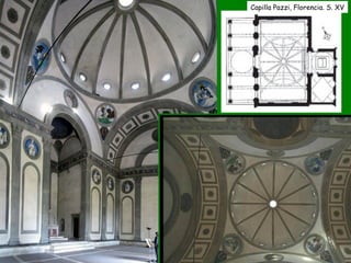 Capilla Pazzi, Florencia. S. XV
 