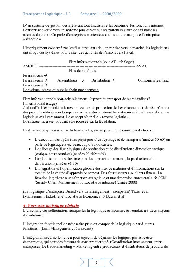1 Transport Logistique