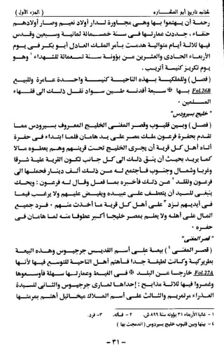 تاريخ ابو المكارم 1