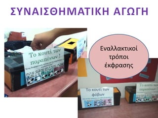 Εναλλακτικοί
τρόποι
έκφρασης
 