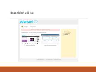 Hoàn thành cài đặt
 