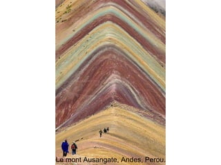Le mont Ausangate, Andes, Perou.
 