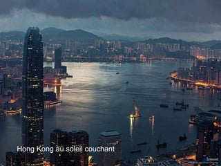 Hong Kong au soleil couchant
 