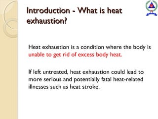 Heat exhaustion adalah