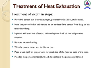 First aid for heat exhaustion deals