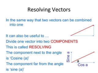 Resolved Vector Example 1.1 vectors | PPT