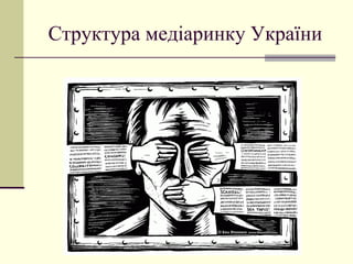 Структура медіаринку України
 