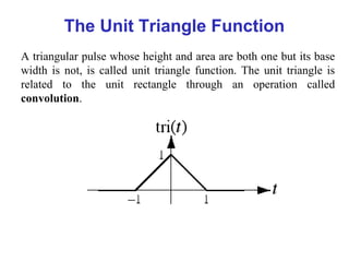 Triangular Transform Unit 1.Basics of Signals | PDF