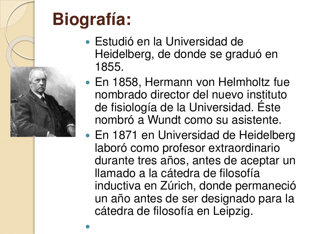 Wilhelm Wundt y la psicología experimental