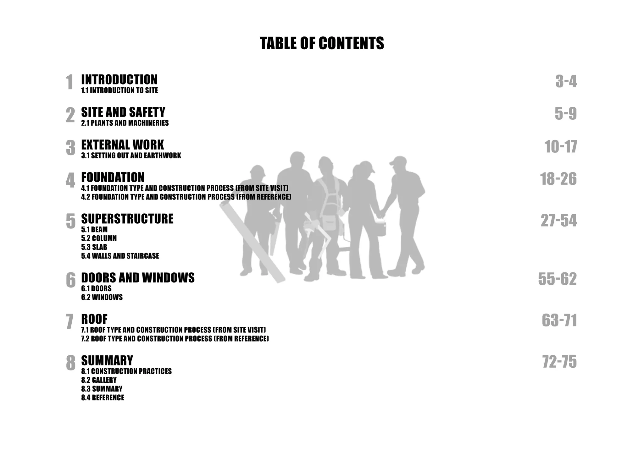 Building Contruction I