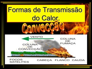Formas de TransmissãoFormas de Transmissão
do Calor.do Calor.
Formas de TransmissãoFormas de Transmissão
do Calor.do Calor.
 