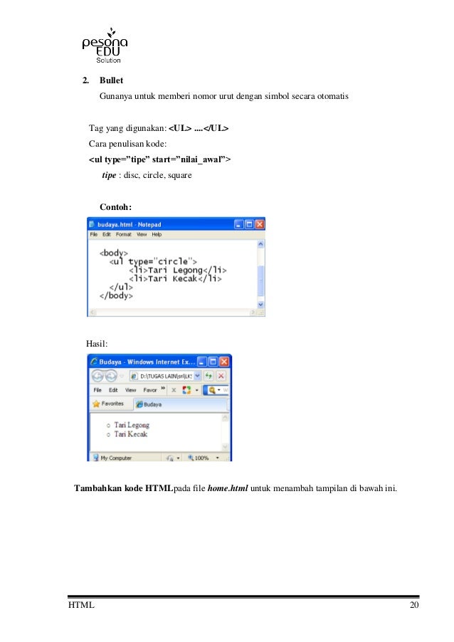 Contoh Html Ol - Temblor En