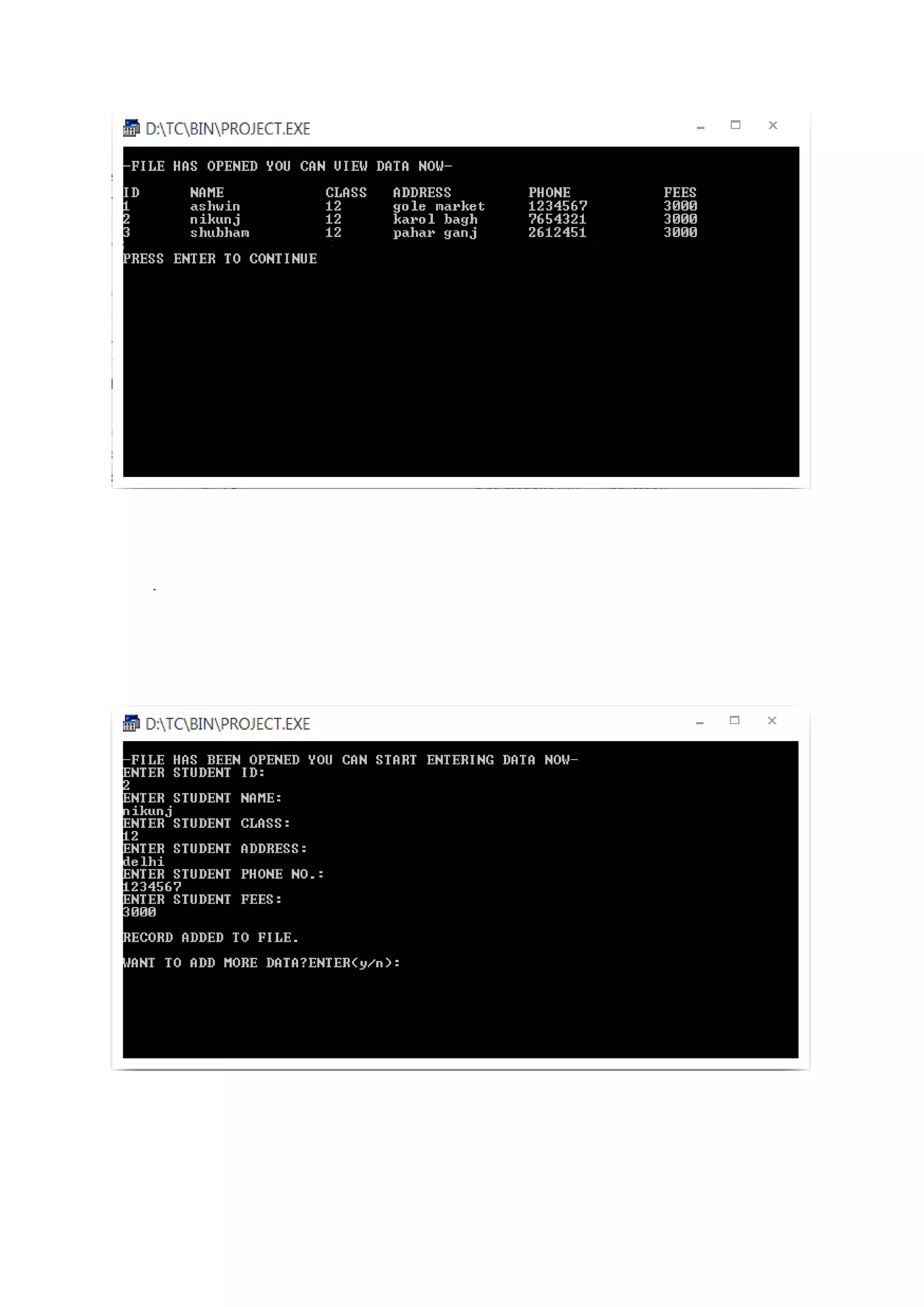 12th CBSE Computer Science Project