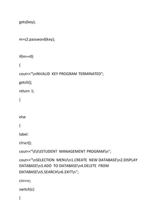 12th CBSE Computer Science Project | DOCX
