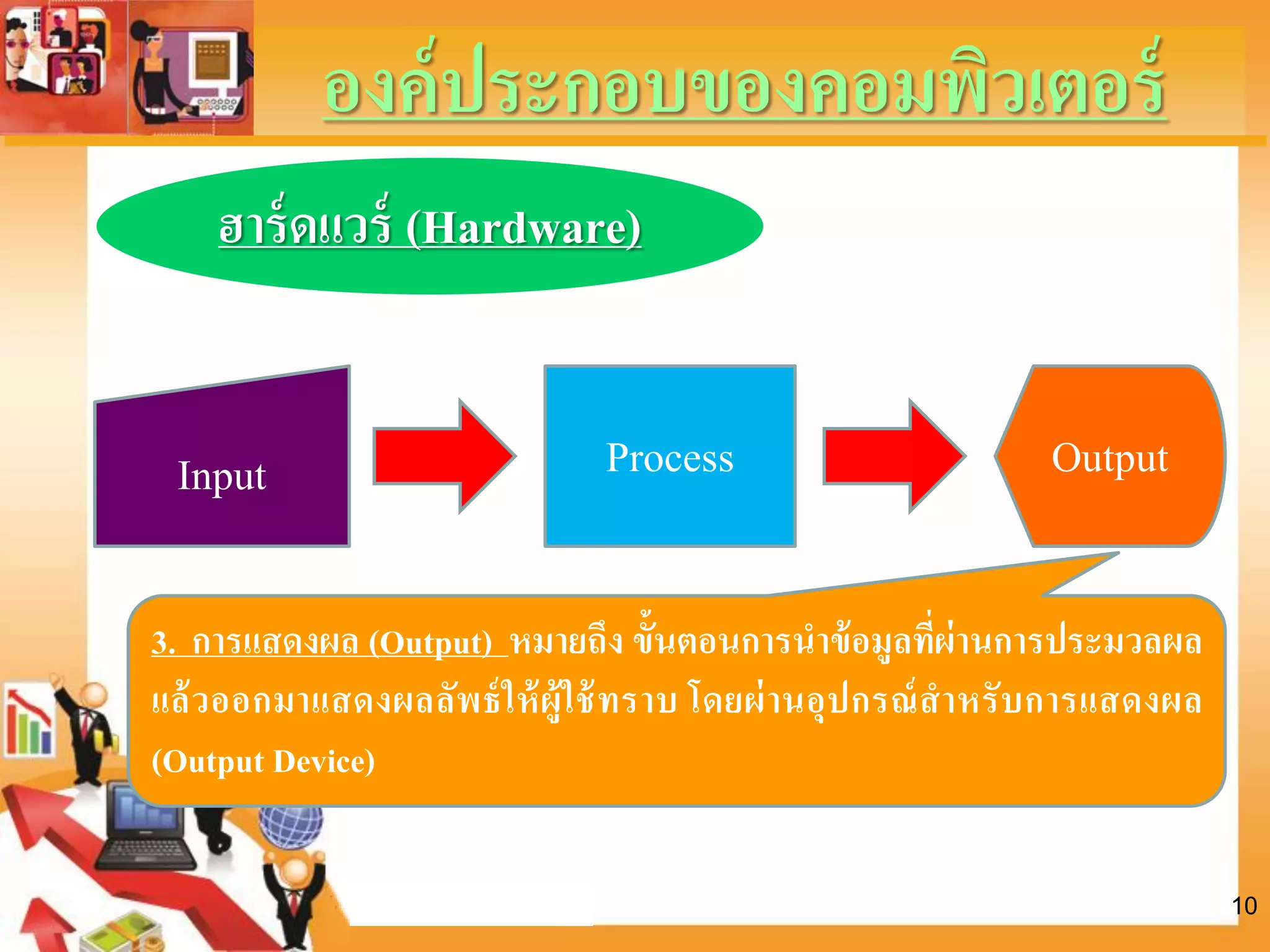 บทที่ 1 ความรู้เบื้องต้นเกี่ยวกับคอมพิวเตอร์ | PDF