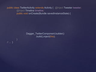 Владимир Тагаков. Dagger2: dependency injection in Android | PPTX