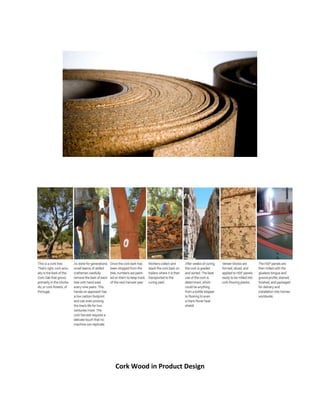 Cork Wood in Product Design
 