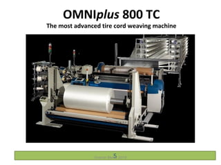 OMNIplus 800 TC
The most advanced tire cord weaving machine
Granch Berhe 2015
 